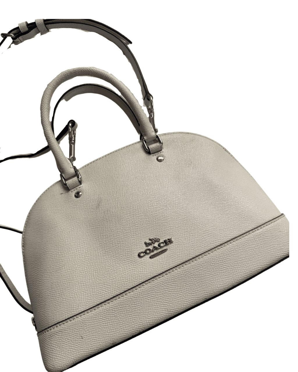 Coach-Coach Dome Satchel – Cream