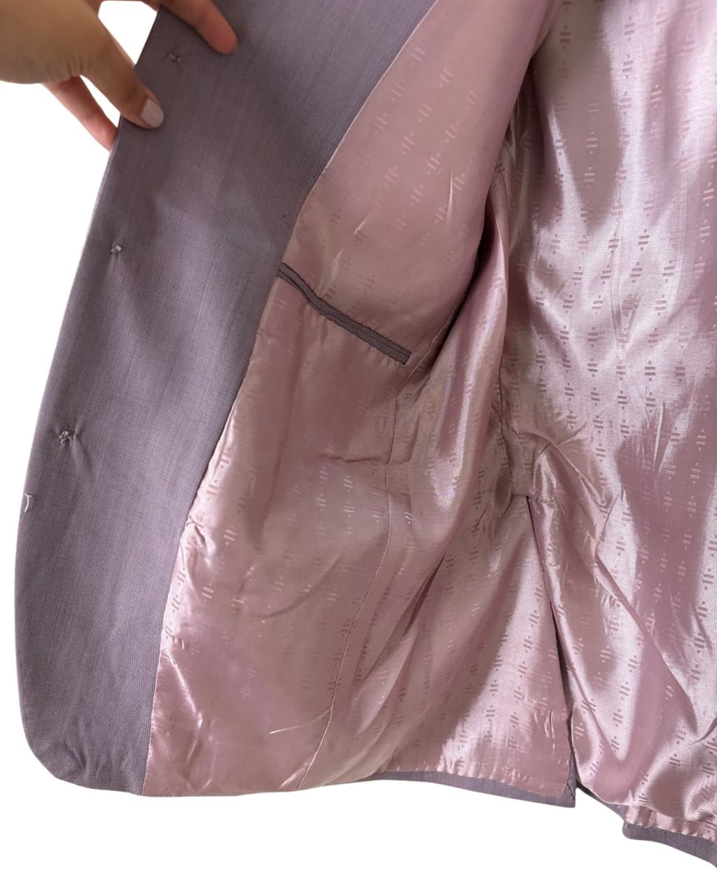 Ayub & Sons-Lavender Bandhgala Suit