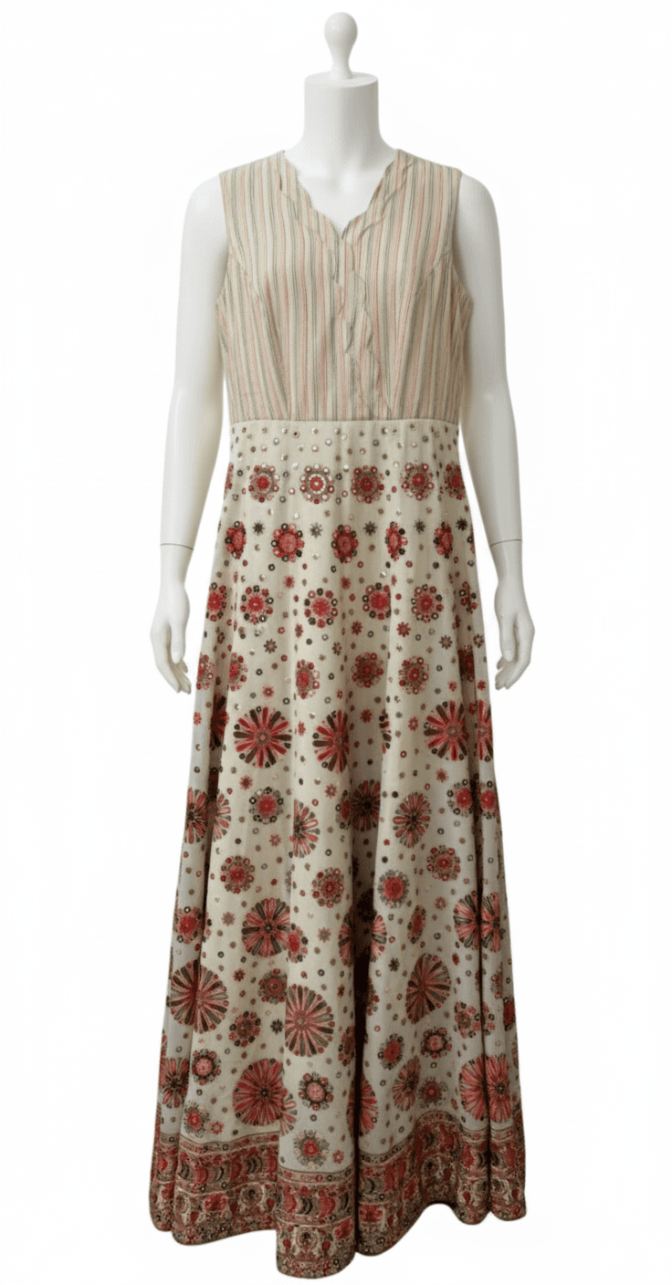 Fetio-Embroidered Anarkali