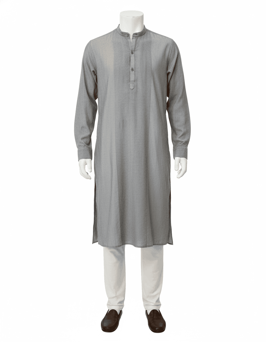 Rohit Gandhi Rahul Khanna-Classic Grey Kurta