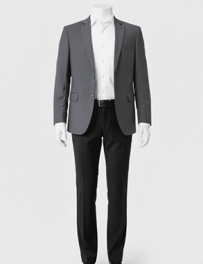 Burlingtons-Grey Suit Set