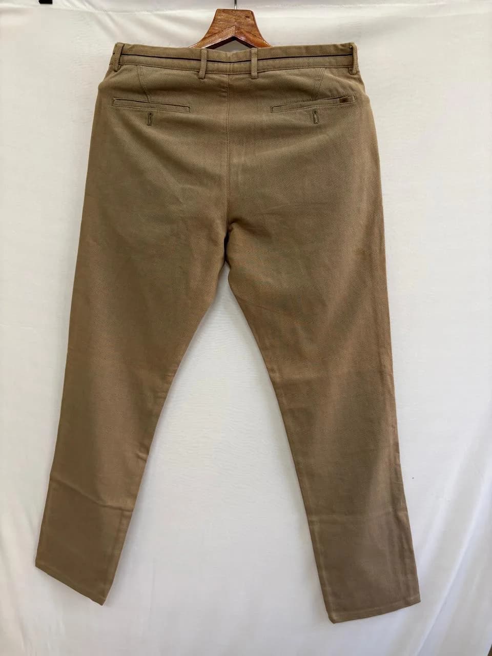 Massimo Dutti-Massimo Dutti slim-fit chino trousers (khaki)