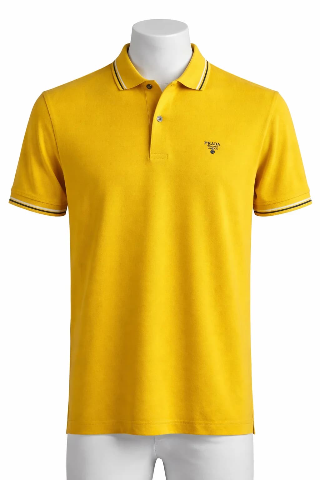 Prada-Prada Milano Piqué Polo Shirt