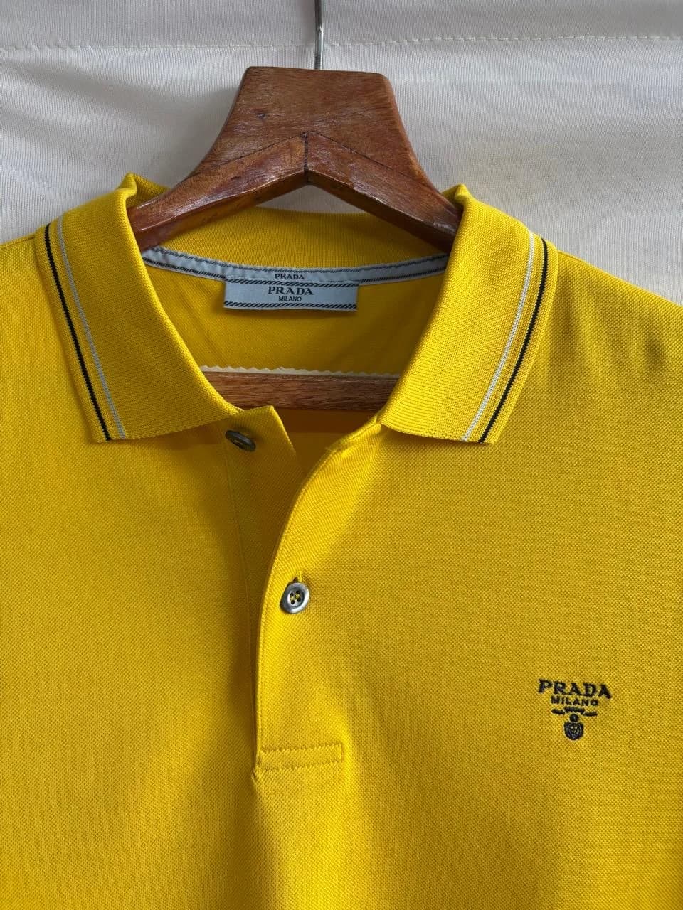 Prada-Prada Milano Piqué Polo Shirt