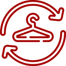 Circular hanger icon